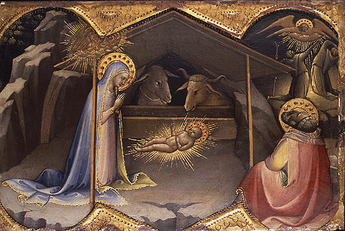 Geburt Christi, by Lorenzo Monaco, vers 1409 - CC