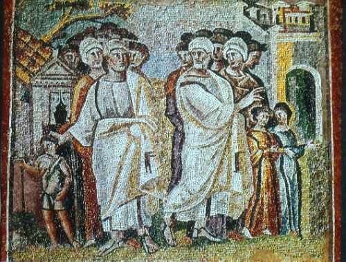 Lot et Abram se séparent (Basilique Ste Marie Majeure)